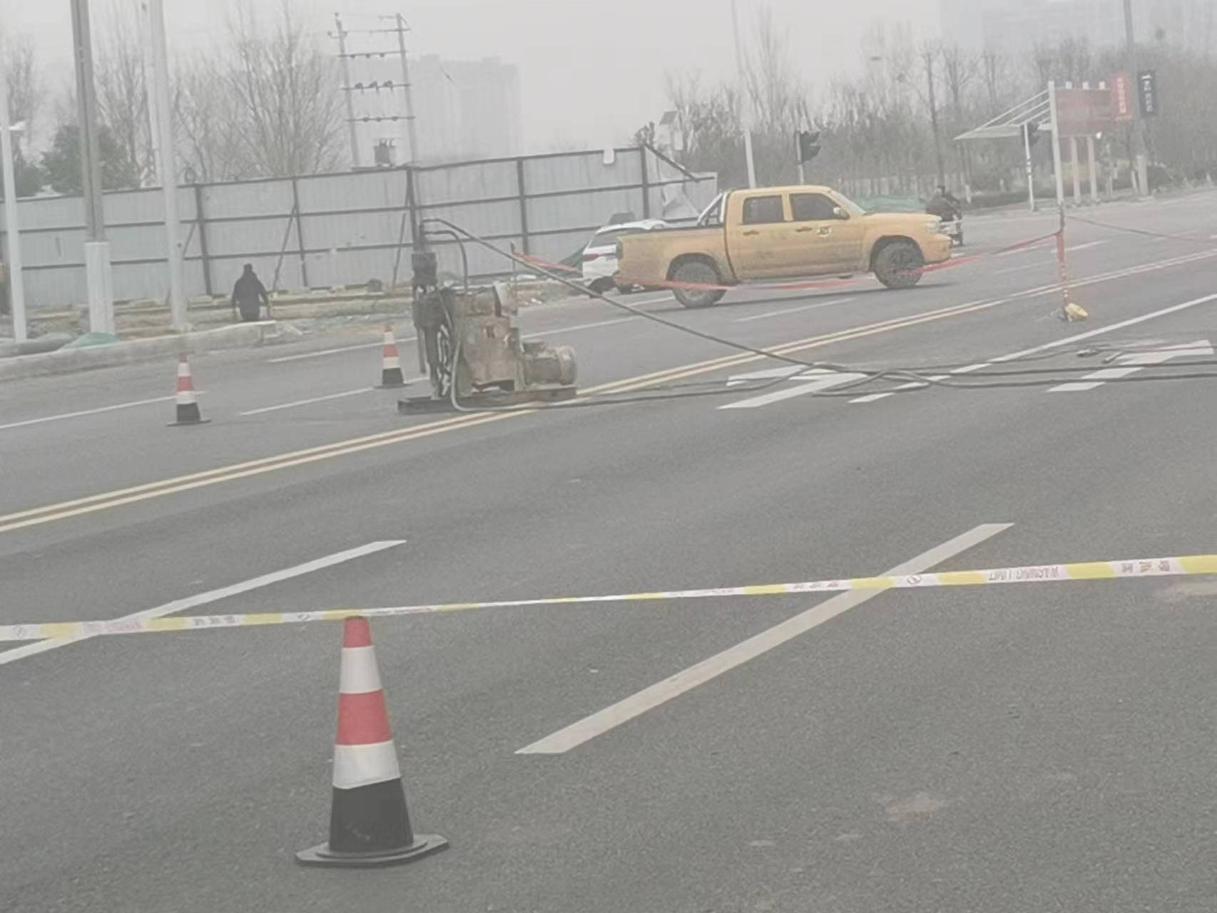 苏尼特右公路路基沉陷注浆